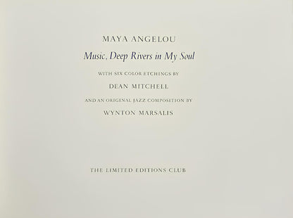 Dean Mitchell, Hot In The Shade, Music, Deep Rivers In My Soul, Etching