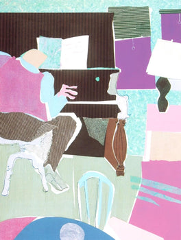 Phoebe Beasley, The Weary Blues, Sunrise Is Coming After While, Silkscreen