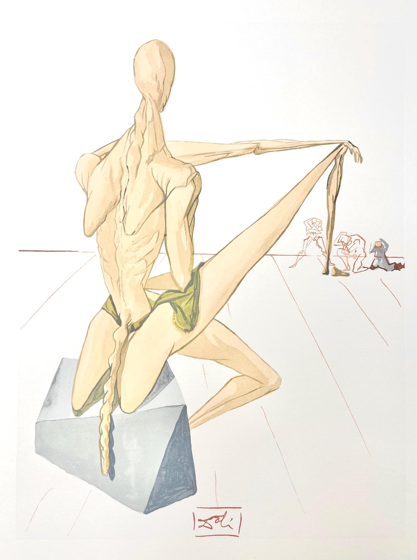 Salvador Dali, Hlle V (Field 189-200; Michler/Lpsinger 1039-1138), Die Gttliche Komdie, Signed,