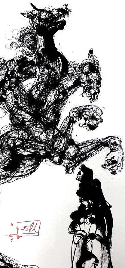 Salvador Dali, Hlle Vi (Field 189-200; Michler/Lpsinger 1039-1138), Die Gttliche Komdie, Signed,