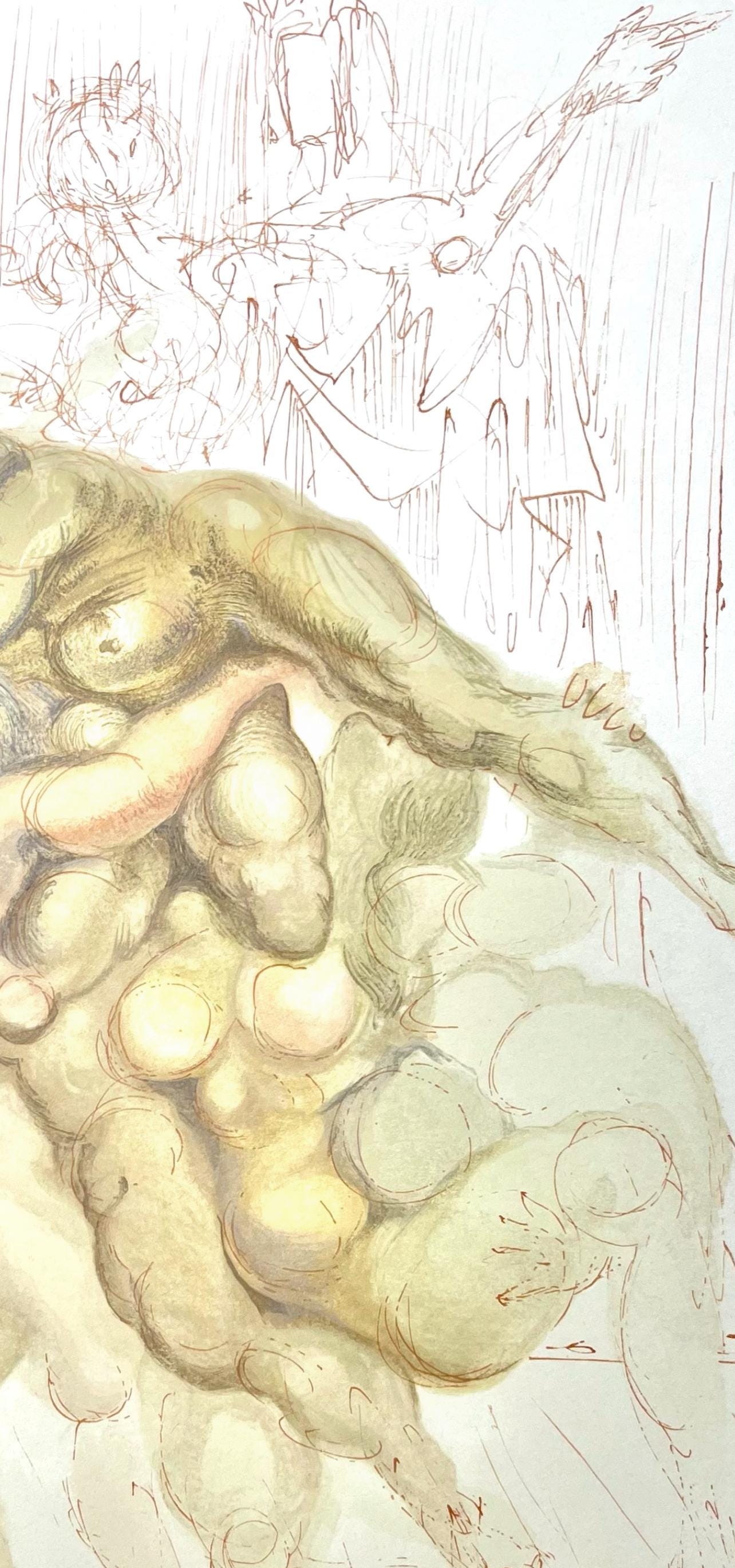 Salvador Dali, Hlle Viii (Field 189-200; Michler/Lpsinger 1039-1138), Die Gttliche Komdie, Signed,