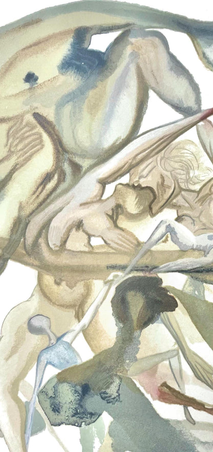 Salvador Dali, Hlle Xi (Field 189-200; Michler/Lpsinger 1039-1138), Die Gttliche Komdie, Signed,