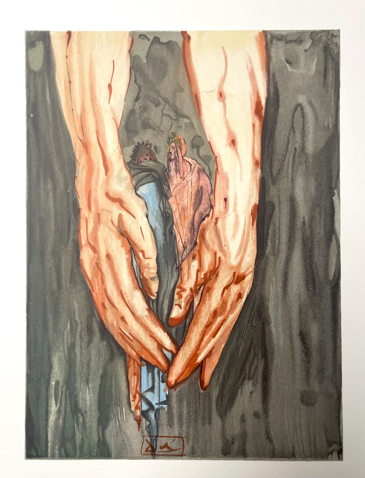 Salvador Dali, Hlle Xvi (Field 189-200; Michler/Lpsinger 1039-1138), Die Gttliche Komdie, Signed,