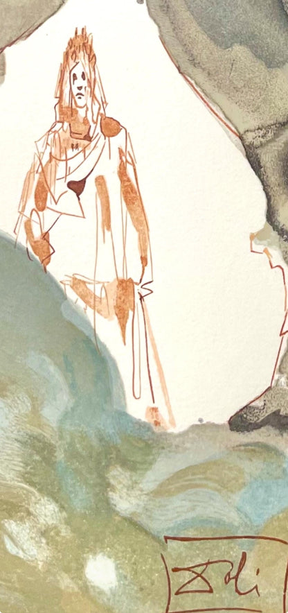 Salvador Dali, Hlle Xxxi (Field 189-200; Michler/Lpsinger 1039-1138), Die Gttliche Komdie, Signed,