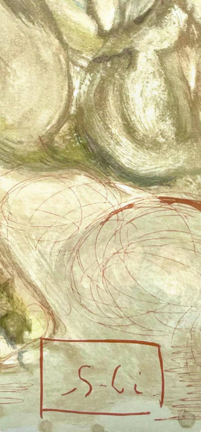 Salvador Dali, Fegefeuer Xv (Field 189-200; Michler/Lpsinger 1039-1138), Die Gttliche Komdie,