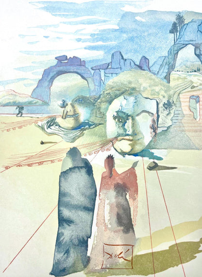 Salvador Dali, Fegefeuer Xx (Field 189-200; Michler/Lpsinger 1039-1138), Die Gttliche Komdie,