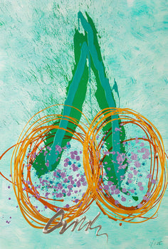Dale Chihuly, Composition, Float Series, Mixed Media Lithograph