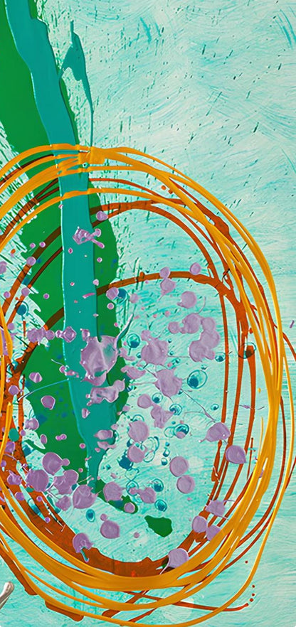 Dale Chihuly, Composition, Float Series, Mixed Media Lithograph