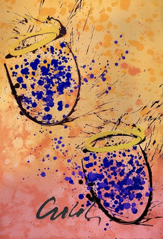 Dale Chihuly, Composition, Basket Series, Mixed Media Silkscreen