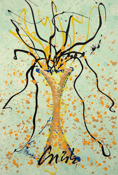Dale Chihuly, Composition, Venetian Series, Mixed Media Lithograph