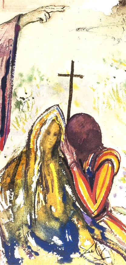 Salvador Dali, Composition (Michler/Lpsinger 1601), Romeo E Giulietta, Lithograph And Silkscreen