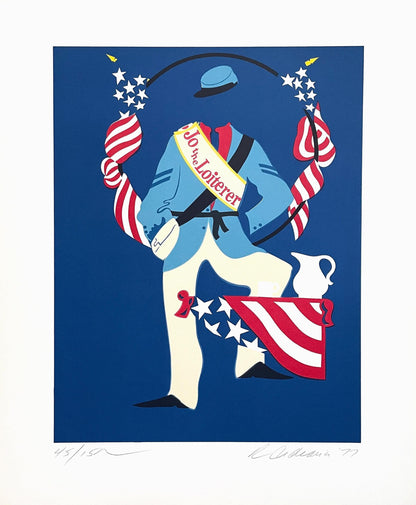 Robert Indiana, Jo The Loiterer (Sheehan 96-108), Mother Of Us All, Silkscreen
