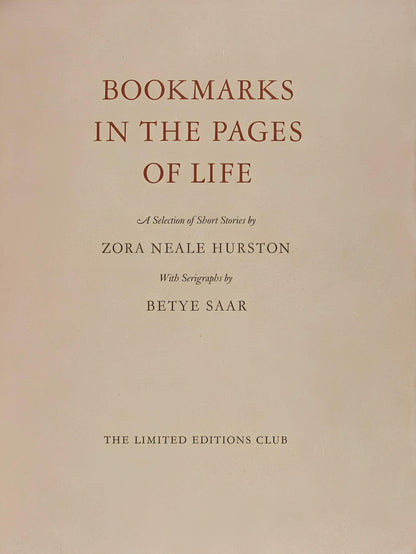 Betye Saar, Magnolia Flower, Bookmarks In The Pages Of Life, Silkscreen