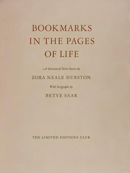Betye Saar, The Bone Of Contention, Bookmarks In The Pages Of Life, Silkscreen