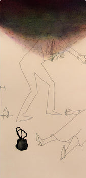Benny Andrews, Composition, Everything That Rises Must Converge, Etching