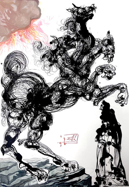 Salvador Dali, Hlle Vi (Field 189-200; Michler/Lpsinger 1039-1138), Die Gttliche Komdie, Signed,