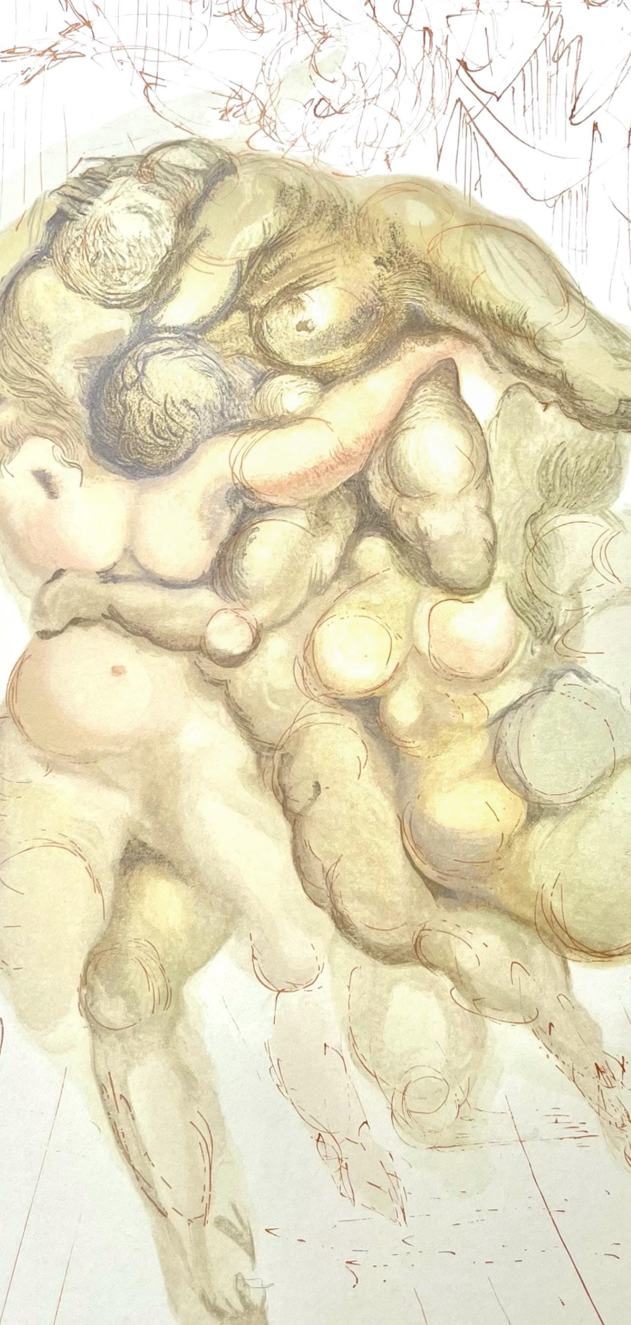 Salvador Dali, Hlle Viii (Field 189-200; Michler/Lpsinger 1039-1138), Die Gttliche Komdie, Signed,