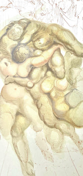 Salvador Dali, Hlle Viii (Field 189-200; Michler/Lpsinger 1039-1138), Die Gttliche Komdie, Signed,