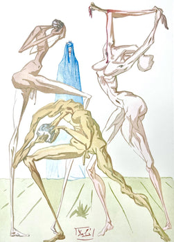 Salvador Dali, Hlle Xix (Field 189-200; Michler/Lpsinger 1039-1138), Die Gttliche Komdie, Signed,