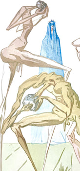 Salvador Dali, Hlle Xix (Field 189-200; Michler/Lpsinger 1039-1138), Die Gttliche Komdie, Signed,