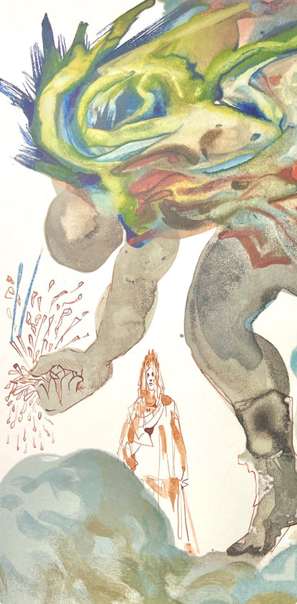 Salvador Dali, Hlle Xxxi (Field 189-200; Michler/Lpsinger 1039-1138), Die Gttliche Komdie, Signed,