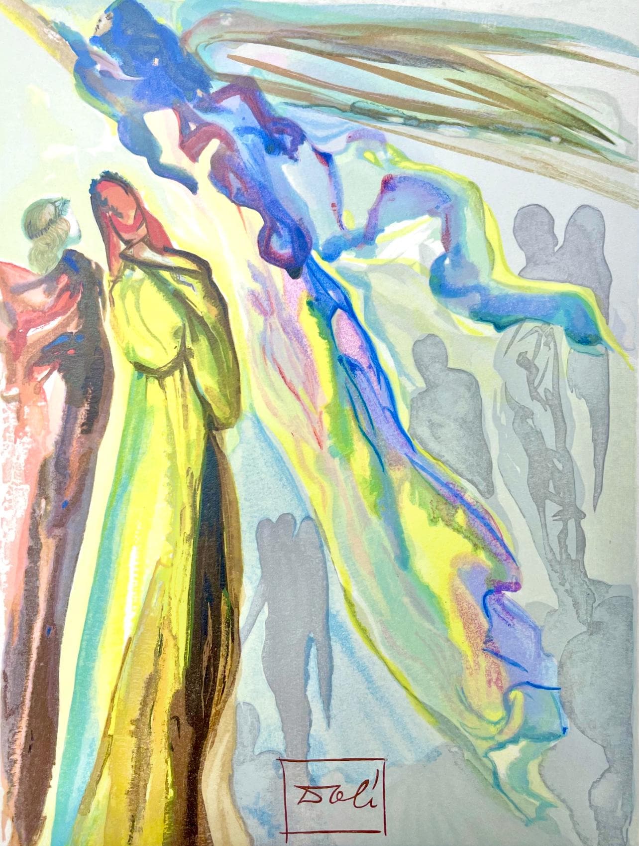 Salvador Dali, Paradies Xivii (Field 189-200; Michler/Lpsinger 1039-1138), Die Gttliche Komdie,