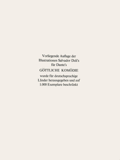 Salvador Dali, Paradies Xxv (Field 189-200; Michler/Lpsinger 1039-1138), Die Gttliche Komdie,