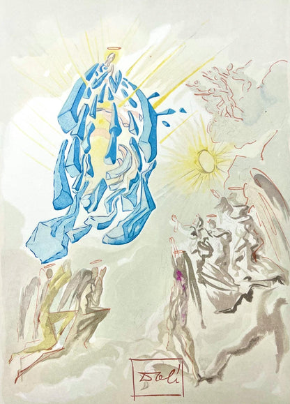 Salvador Dali, Paradies Xxvii (Field 189-200; Michler/Lpsinger 1039-1138), Die Gttliche Komdie,