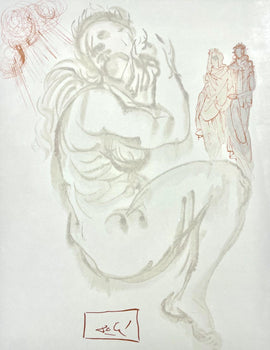 Salvador Dali, Fegefeuer Xix (Field 189-200; Michler/Lpsinger 1039-1138), Die Gttliche Komdie,