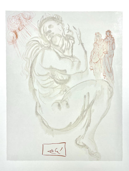 Salvador Dali, Fegefeuer Xix (Field 189-200; Michler/Lpsinger 1039-1138), Die Gttliche Komdie,