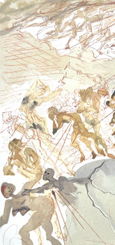 Salvador Dali, Fegefeuer Xxv (Field 189-200; Michler/Lpsinger 1039-1138), Die Gttliche Komdie,