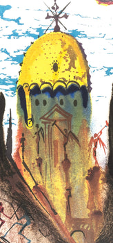 Salvador Dali, Composition (Michler/Lpsinger 1601), Romeo E Giulietta, Lithograph And Silkscreen