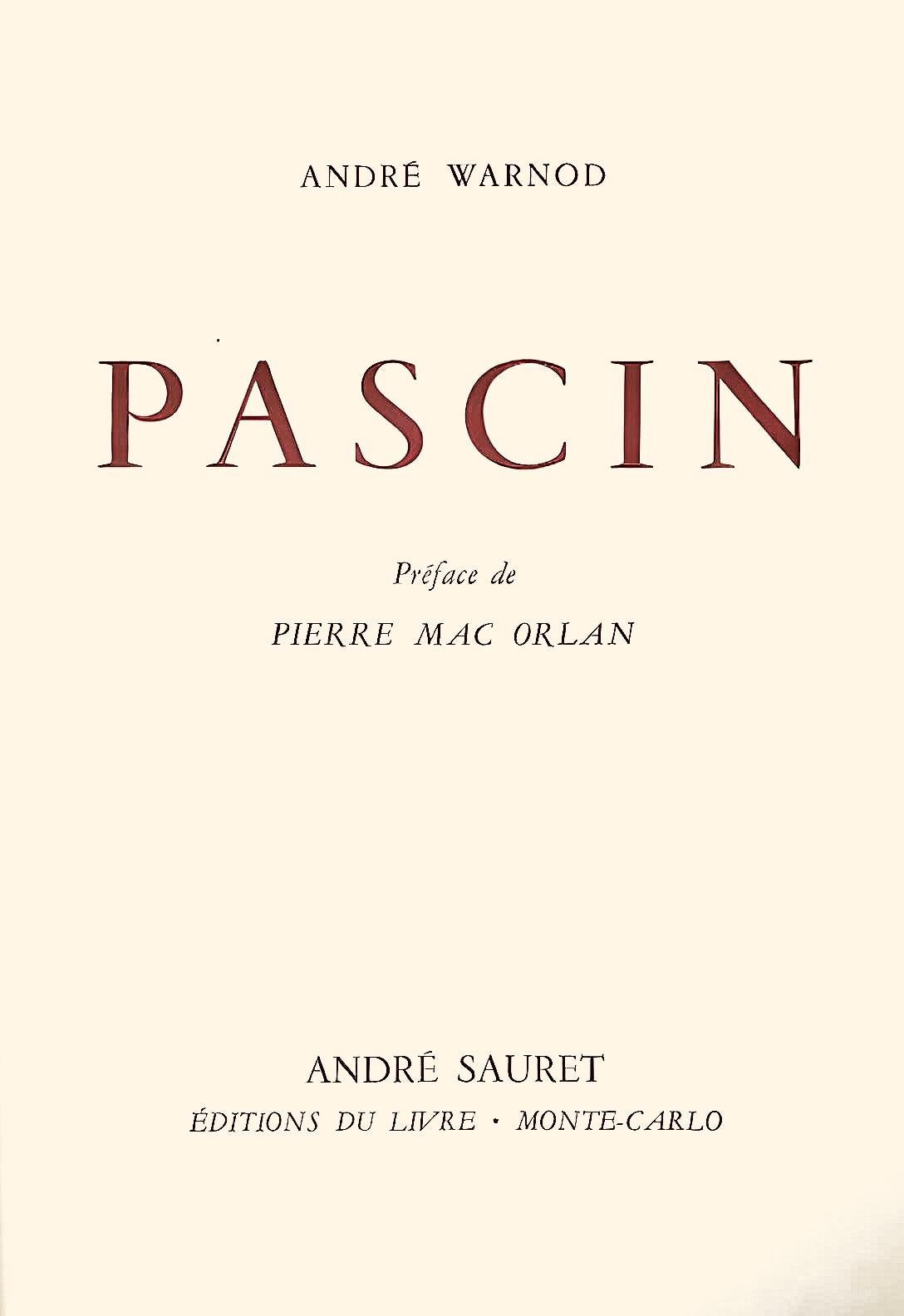 Jules Pascin, Les Deux Modles, Pascin, Lithograph