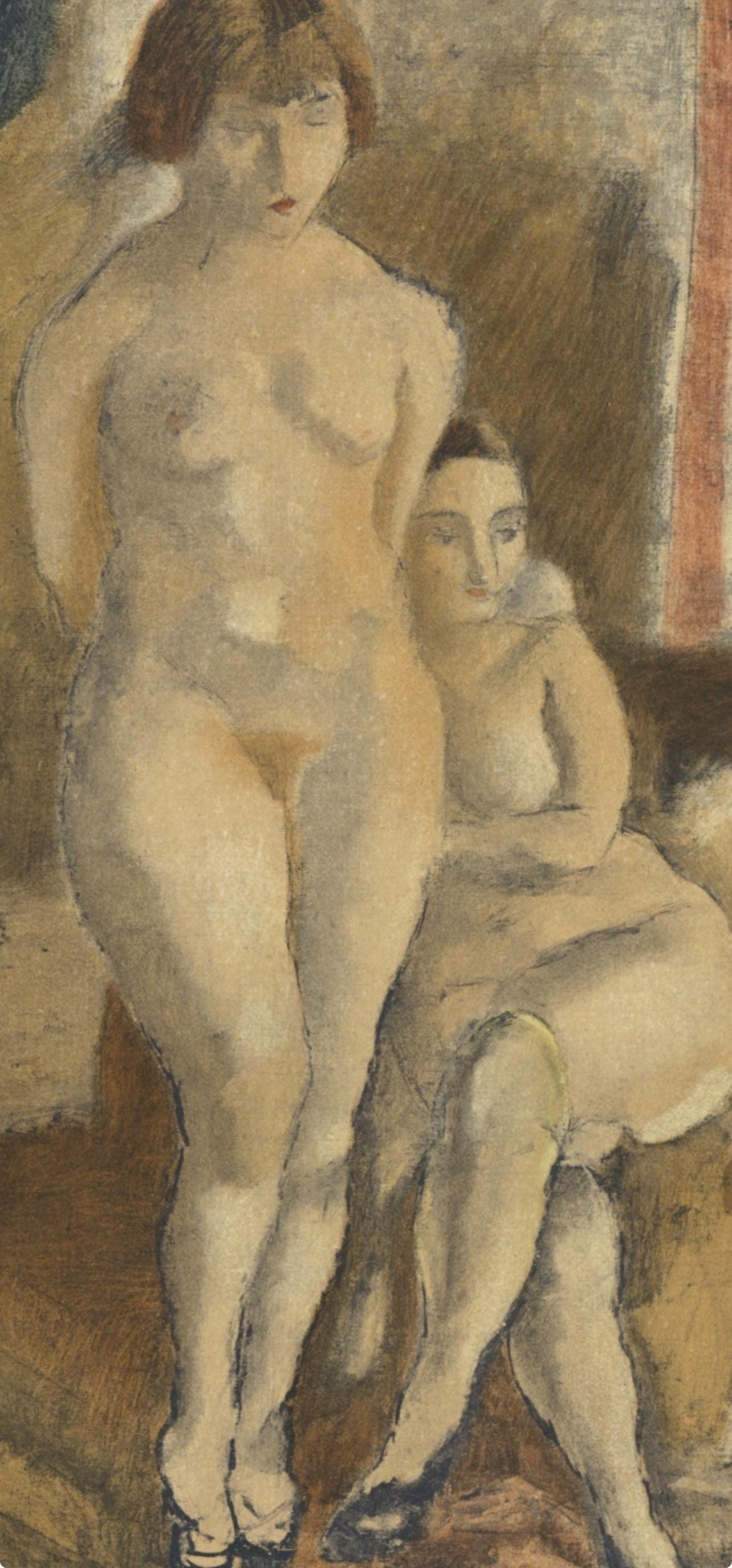 Jules Pascin, Les Deux Modles, Pascin, Lithograph