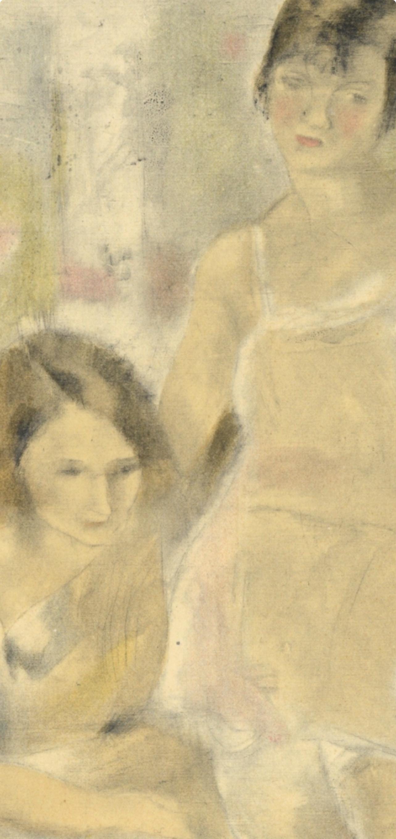 Jules Pascin, Ginette Et Mireille, Pascin, Lithograph