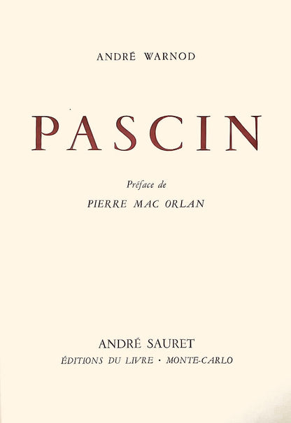Jules Pascin, Marcelle La Chemise Bleue, Pascin, Lithograph