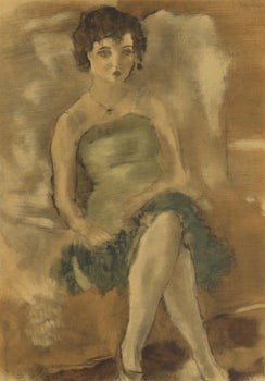 Jules Pascin, La Dame En Vert, Pascin, Lithograph