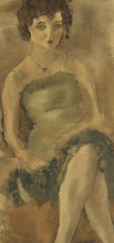 Jules Pascin, La Dame En Vert, Pascin, Lithograph