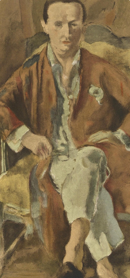 Jules Pascin, Portrait De Daragns, Pascin, Lithograph