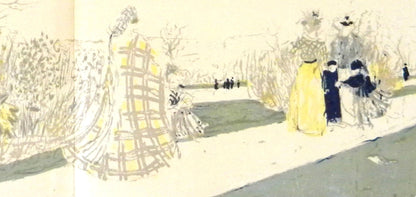Douard Vuillard, Le Jardin Des Tuileries, L'Uvre Grav De Vuillard, Lithograph
