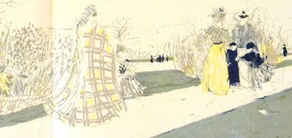 Douard Vuillard, Le Jardin Des Tuileries, L'Uvre Grav De Vuillard, Lithograph