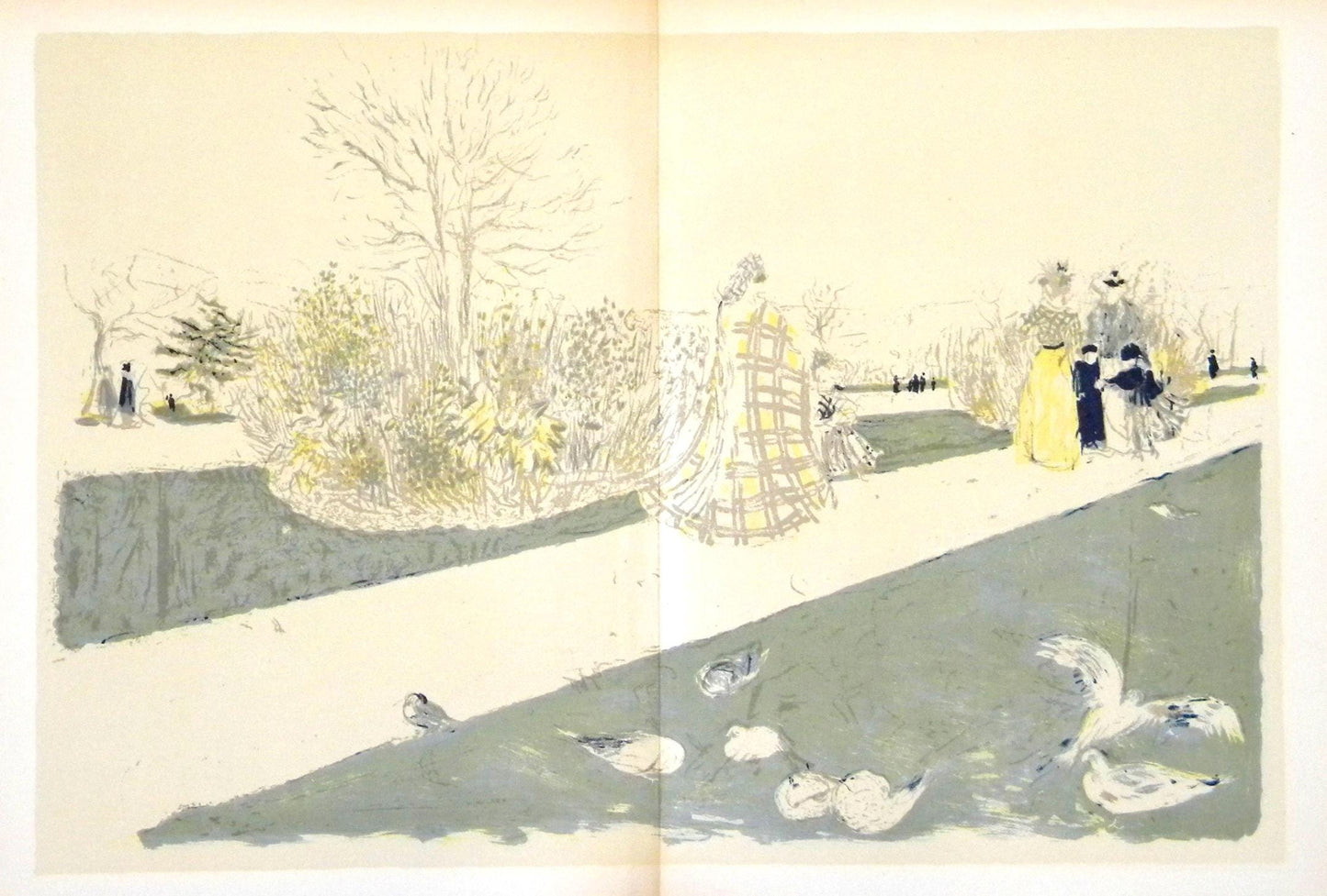 Douard Vuillard, Le Jardin Des Tuileries, L'Uvre Grav De Vuillard, Lithograph