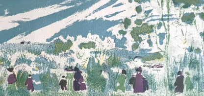 Douard Vuillard, A Travers Champs, L'Uvre Grav De Vuillard, Lithograph