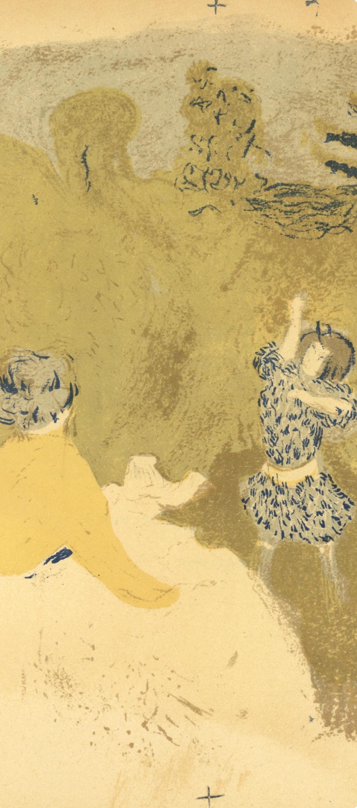Douard Vuillard, La Petite Fille Au Volant, L'Uvre Grav De Vuillard, Lithograph