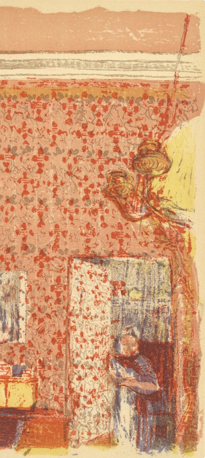 Douard Vuillard, Intrieur Aux Tentures Roses, L'Uvre Grav De Vuillard, Lithograph