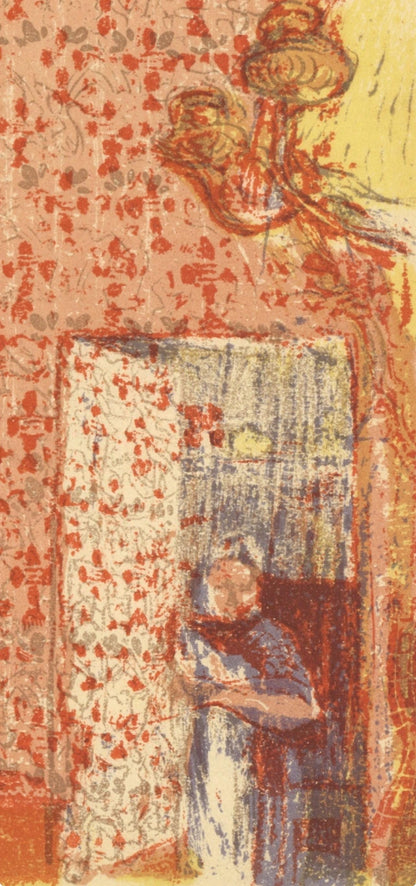 Douard Vuillard, Intrieur Aux Tentures Roses, L'Uvre Grav De Vuillard, Lithograph