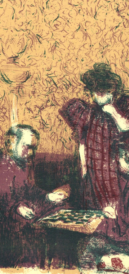 Douard Vuillard, La Partie De Dames, L'Uvre Grav De Vuillard, Lithograph