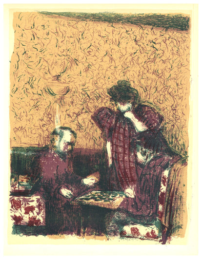 Douard Vuillard, La Partie De Dames, L'Uvre Grav De Vuillard, Lithograph