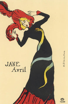 Henri De Toulouse-Lautrec, Jane Avril, Les Affiches De Toulouse-Lautrec, Lithograph