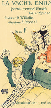 Henri De Toulouse-Lautrec, La Vache Enrage, Les Affiches De Toulouse-Lautrec, Lithograph